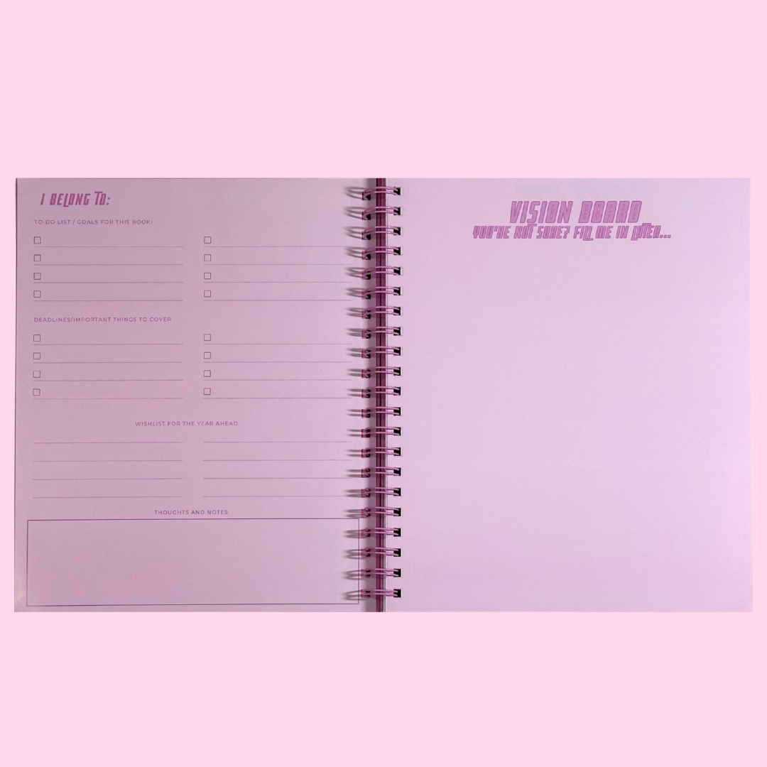 ‘VERY BUSY’ notebook