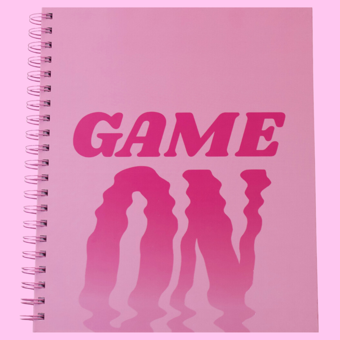 'GAME ON’ notebook